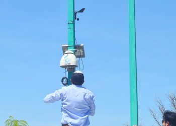 Cedes fortalece monitoreo de la calidad del aire con instalación de sensor