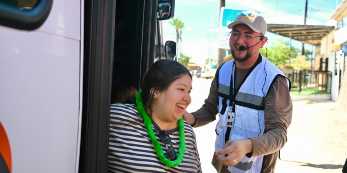 Aprovechan familias de Hermosillo traslados gratuitos que ofrece Gobierno Municipal a Bahía de Kino
