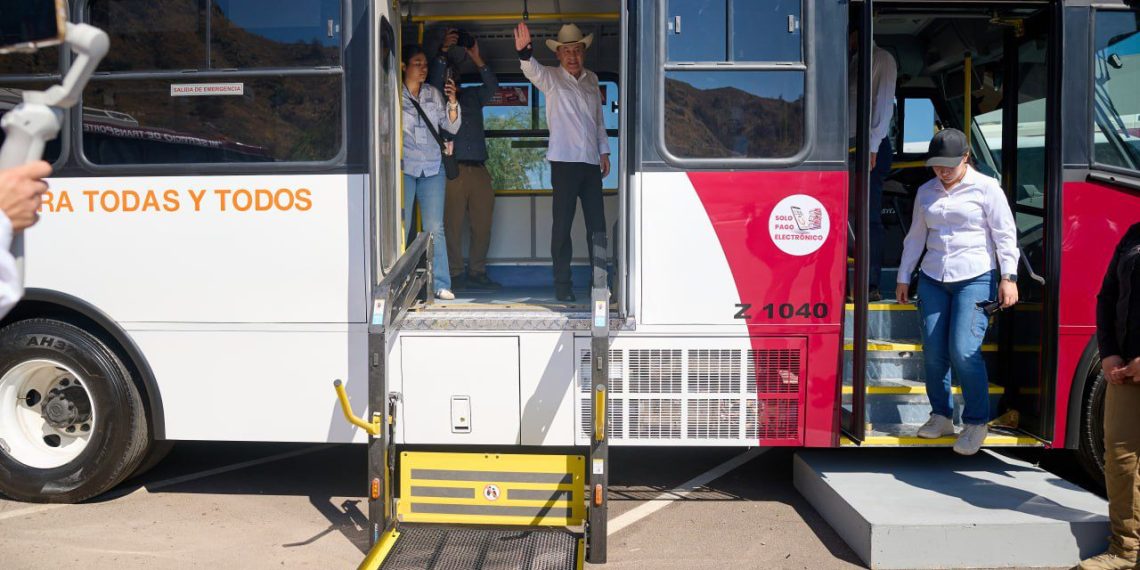Con más de 400 unidades y subsidio de 4 mil millones, Gobernador Durazo fortalece el transporte público en Sonora