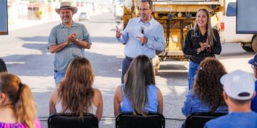 Arranca Toño Astiazarán recarpeteo de la calle Reforma en beneficio a miles de hermosillenses del sector Norte