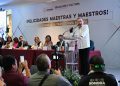 Gobernador Durazo reconoce vocación transformadora de las maestras y maestros en su día