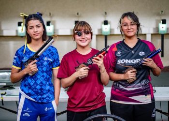 Tiro deportivo de Sonora tiene jornada de cuatro preseas en olimpiada nacional