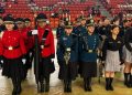 Realiza Cobach concurso y demostración estatal de escoltas de bandera y bandas de guerra