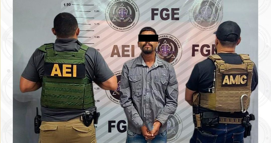 Captura AMIC en Mexicali a probable responsable de desaparición de persona en Cajeme