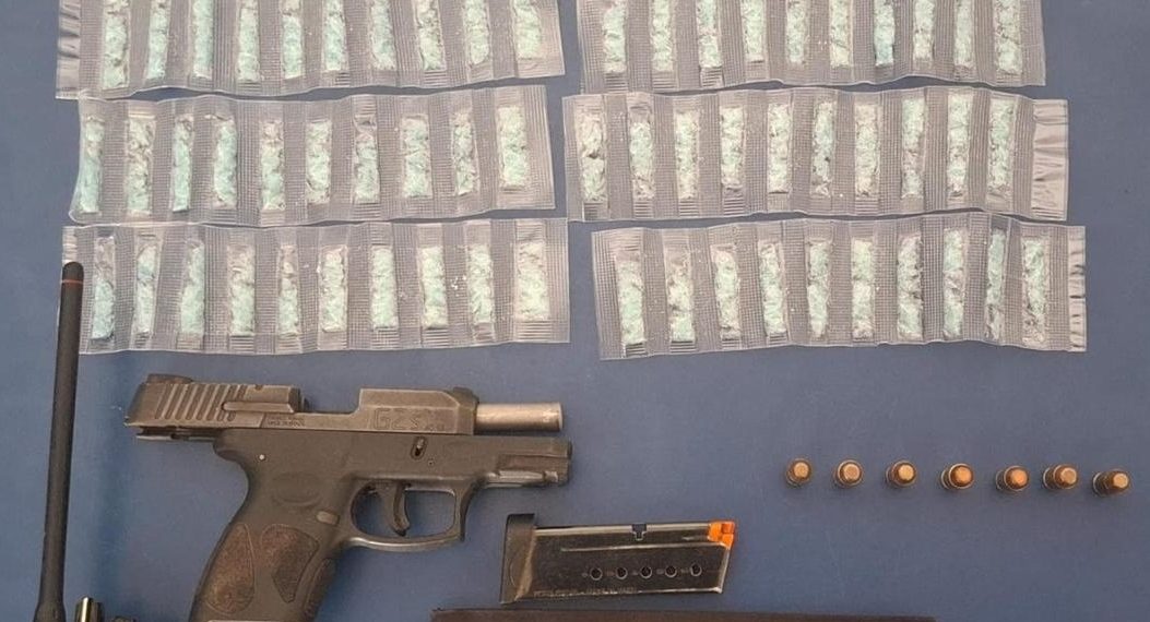 Incauta Policía Estatal arma de fuego y narcótico en Cajeme