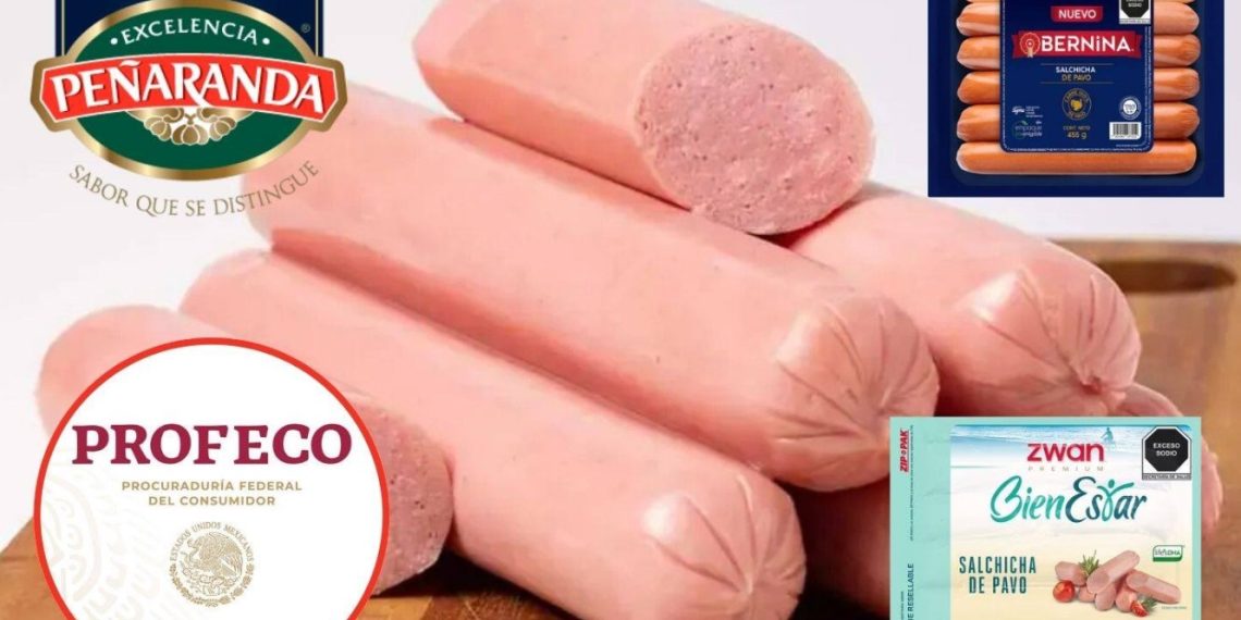 Peñaranda, Bernina y Zwan las mejores salchichas en cuanto a calidad y contenido: Profeco