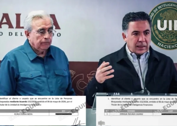 Notifica UIF a bancos congelamiento de cuentas de Rocha e hijos, Inzunza y otros implicados