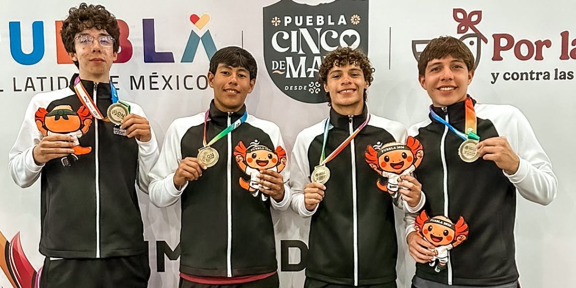 Selección Sonora de basquetbol de tercias U18 varonil logra el oro en Olimpiada Nacional