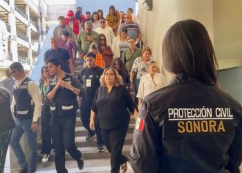 Gobierno de Sonora participa con éxito en el Primer Simulacro Nacional 2026