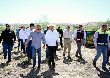 Gobernador Durazo arranca programa de saneamiento de agua en Nogales para garantizar abasto a la población