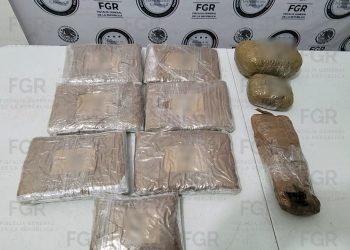 FGR obtiene sentencia de ocho años de prisión contra una persona detenida con más de nueve kilos de narcóticos