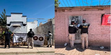 FGJES asegura drogas en cateos coordinados en Hermosillo, Bácum y Cajeme