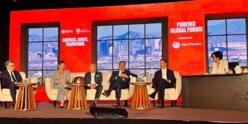 Proyecta Toño Astiazarán fortaleza de Hermosillo como polo de inversión en el Phoenix Global Foro