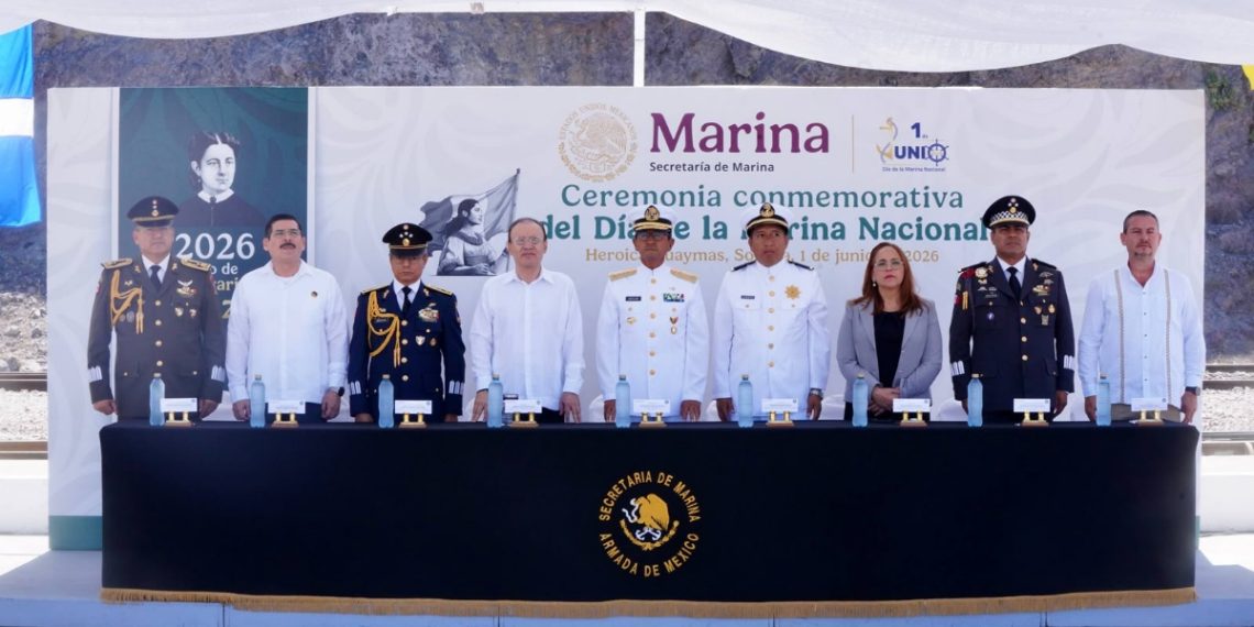 Gobernador Durazo conmemora el 84 aniversario del Día de la Marina Nacional