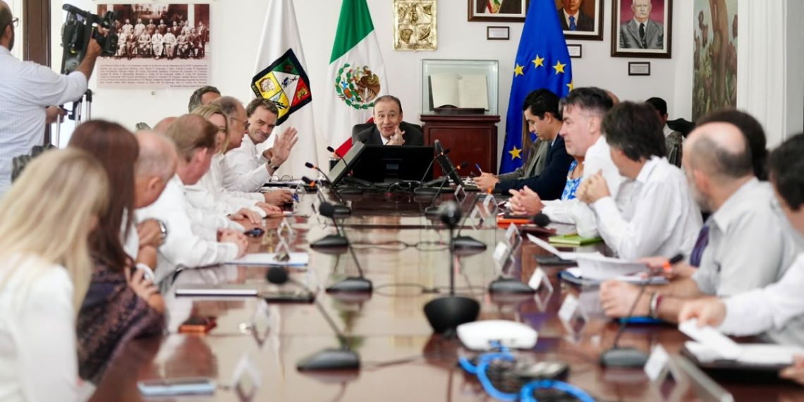 Gobernador Durazo refuerza alianza estratégica con Unión Europea; embajadores visitan Puerto de Guaymas