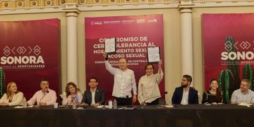 Crea Gobernador Durazo mecanismo de cero tolerancia al hostigamiento y acoso sexual laboral