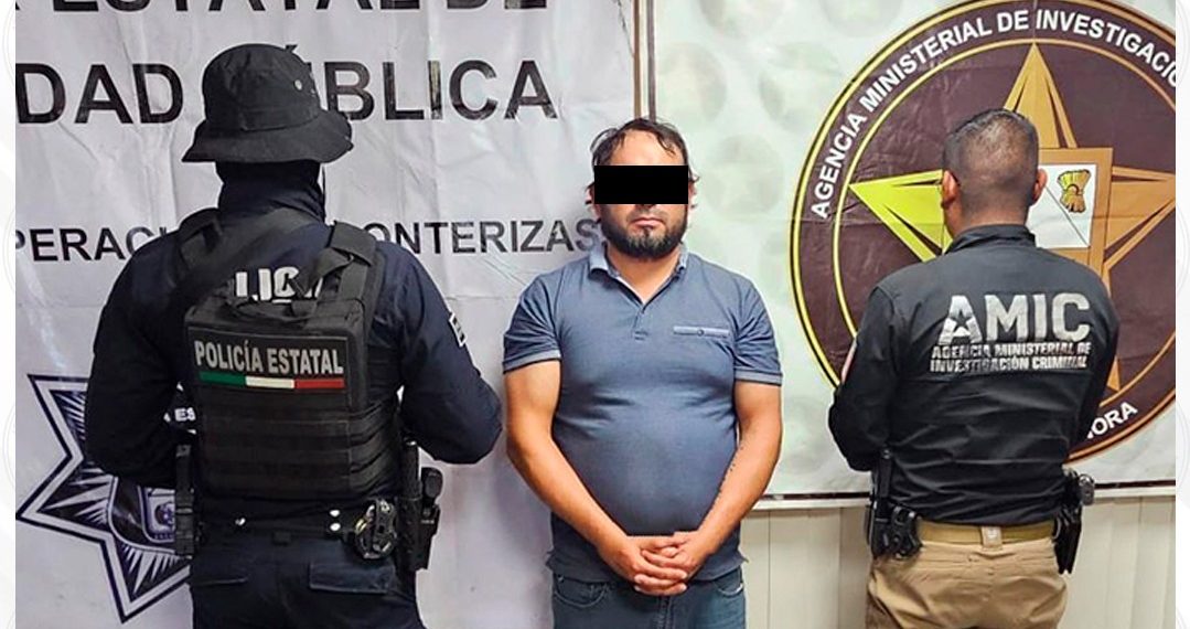 FGJES aprehende a sujeto por tentativa de doble homicidio calificado mediante coordinación binacional entre México y Estados Unidos de América