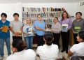 Alumnos y maestros de Unison donan libros al Itama Hermosillo II Femenil