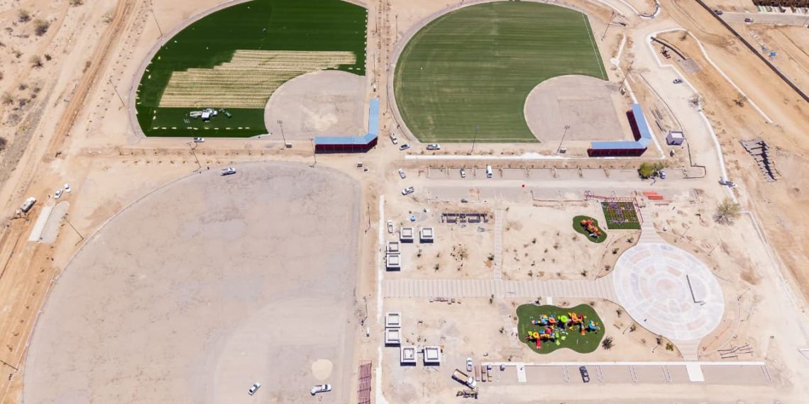 Avance del 75 % lleva segunda etapa del Cárcamo Norte, un espacio deportivo y familiar: Toño Astiazarán
