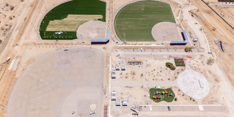 Avance del 75 % lleva segunda etapa del Cárcamo Norte, un espacio deportivo y familiar: Toño Astiazarán