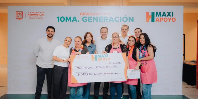 Apoya Toño Astiazarán a más de 300 mujeres emprendedoras con Maxi Apoyo