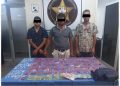 Detienen AMIC y DEFENSA a tres personas con narcótico en San Ignacio Río Muerto