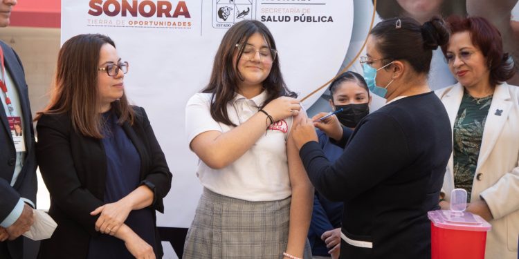 Promueve Salud Sonora vacunación temprana contra el VPH para prevenir cáncer cervicouterino