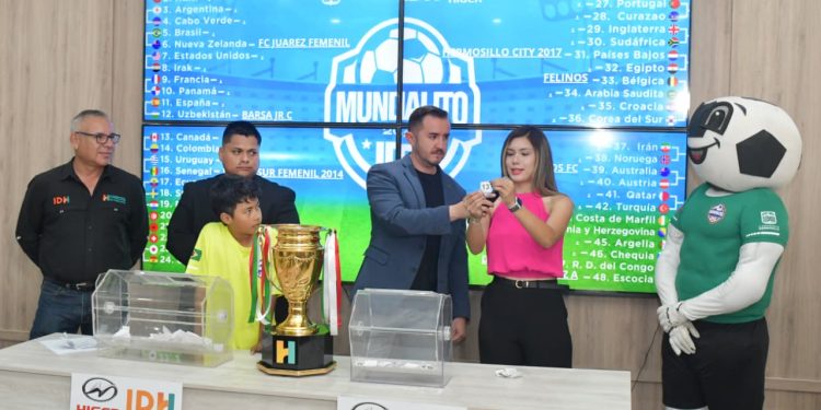 Realiza Gobierno de Hermosillo sorteo de equipos del “Mundialito H”