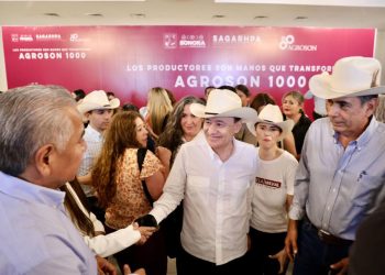 Durazo refuerza apoyo al campo con más de 144 millones en créditos y anuncia que duplicará recurso a productores