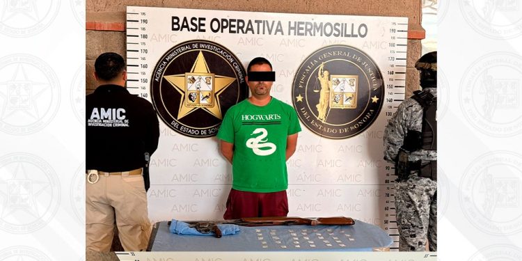 Cateo coordinado permite la captura de objetivo criminal en Hermosillo: FGJES