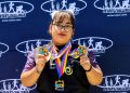 Atleta de deporte adaptado de Cobach Sonora conquista tres medallas de oro en competencia internacional