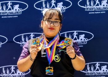 Atleta de deporte adaptado de Cobach Sonora conquista tres medallas de oro en competencia internacional