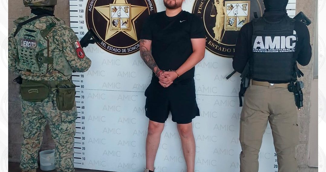 Ejecutan AMIC y DEFENSA orden de aprehensión contra presunto responsable de homicidio en Hermosillo
