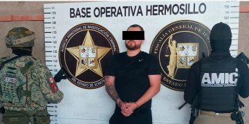 Ejecutan AMIC y DEFENSA orden de aprehensión contra presunto responsable de homicidio en Hermosillo