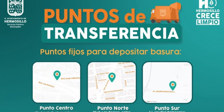 Recolecta Gobierno de Hermosillo más de 11 mil toneladas de residuos en los centros de transferencia en lo que va del año