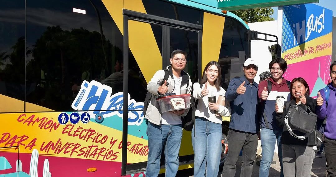 Con el esquema “H Bus para Todas y Todos” se ofrecen traslados a estudiantes universitarios durante verano