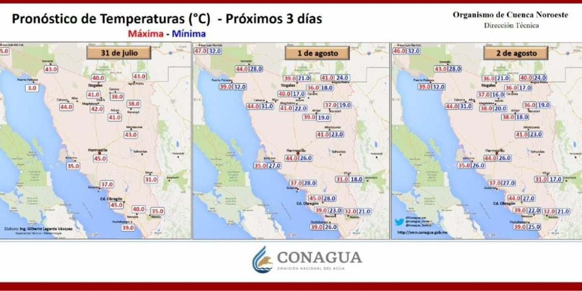 Pronostica CEPC ambiente extremadamente caluroso en Sonora