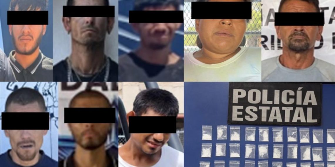 Acciones operativas de la Policía Estatal aseguran más de mil dosis de narcótico