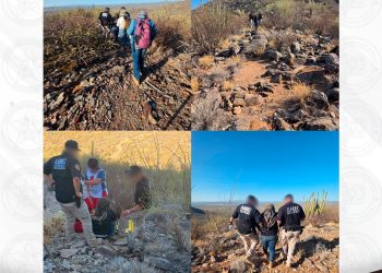 Rescata AMIC a integrantes del colectivo Madres Buscadoras de Altar tras quedar varadas en un cerro