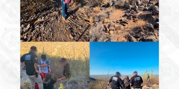 Rescata AMIC a integrantes del colectivo Madres Buscadoras de Altar tras quedar varadas en un cerro