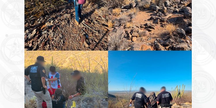 Rescata AMIC a integrantes del colectivo Madres Buscadoras de Altar tras quedar varadas en un cerro