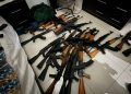 Asegura Mesa Estatal de Seguridad arsenal de alto poder en SLRC