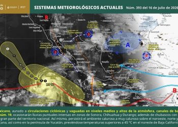 Emite Protección Civil Sonora recomendaciones ante pronóstico de lluvias y vientos fuertes