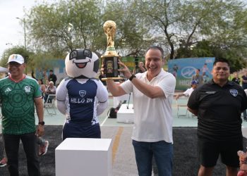 Celebra Toño Astiazarán exitoso cierre del torneo de futbol “El Mundialito H”
