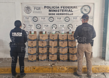 Incauta Policía Federal Ministerial 240 litros de metanfetamina líquida a chofer de empresa de transportes.