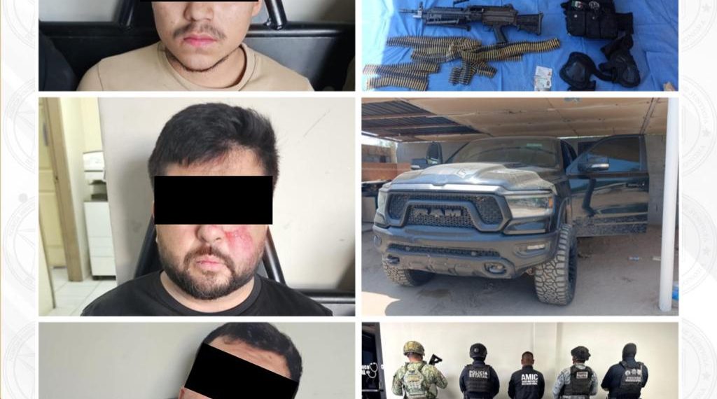 Asesta AMIC y Guardia Nacional golpe a célula generadora de violencia en San Luis Río Colorado