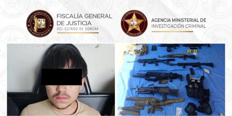 Asesta AMIC y Guardia Nacional golpe a célula generadora de violencia en San Luis Río Colorado