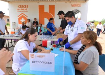 Continúa Ayuntamiento de Hermosillo impulsando acciones en Casa de Salud en Ejido del Carmen