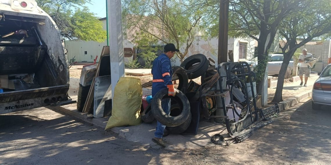 Retira Ayuntamiento de Hermosillo 113 toneladas de materiales en desuso durante jornada de descacharre