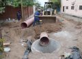 Avanza Aguah trabajos de rehabilitación de colector sanitario en El Sahuaro